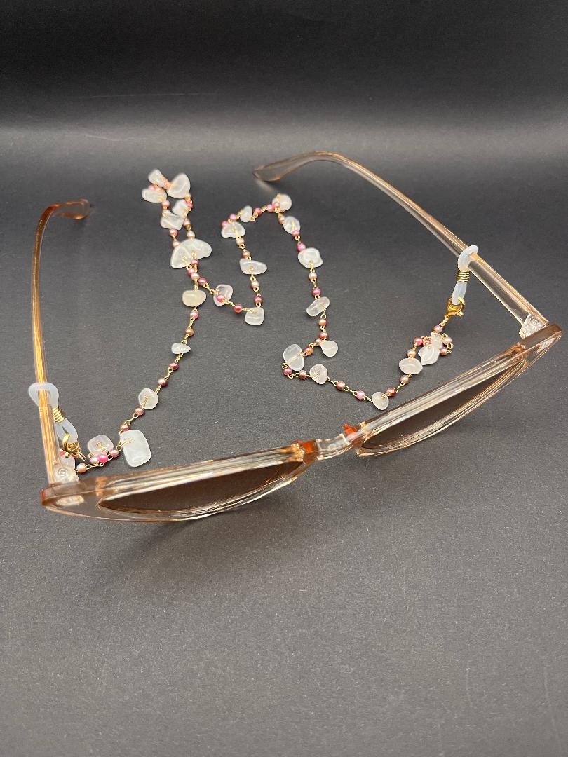 Stone Decor Glasses Chain - Elevate Your Style!