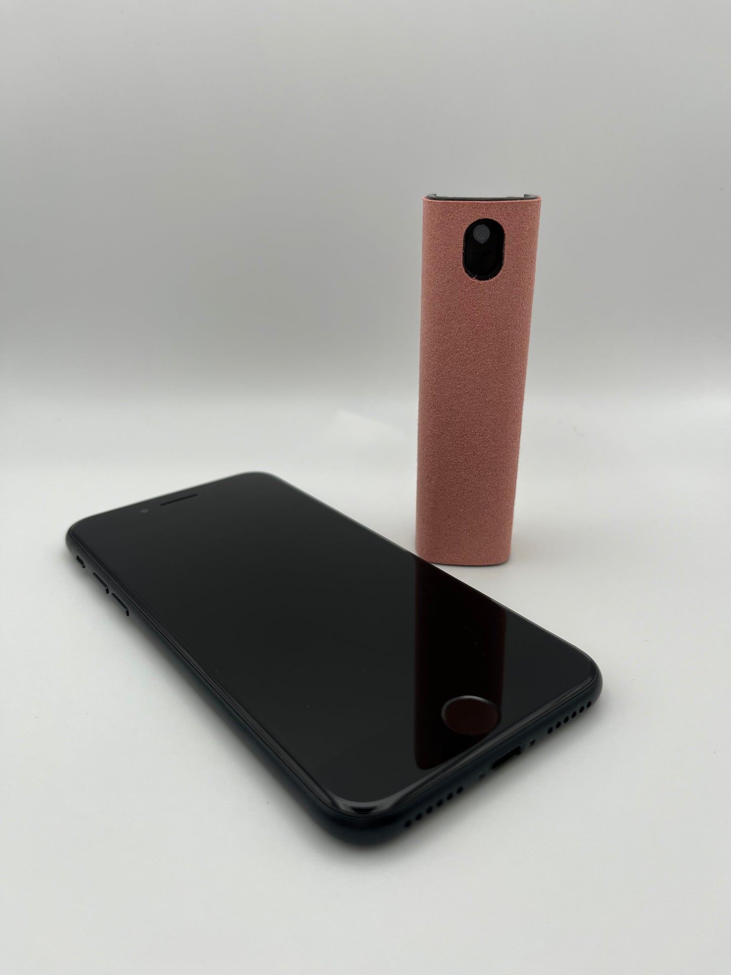 Spray and wipe! 2in1 Microfiber Spray Bottle Screen Cleaner For Smartphones & Tablets With Protective Case