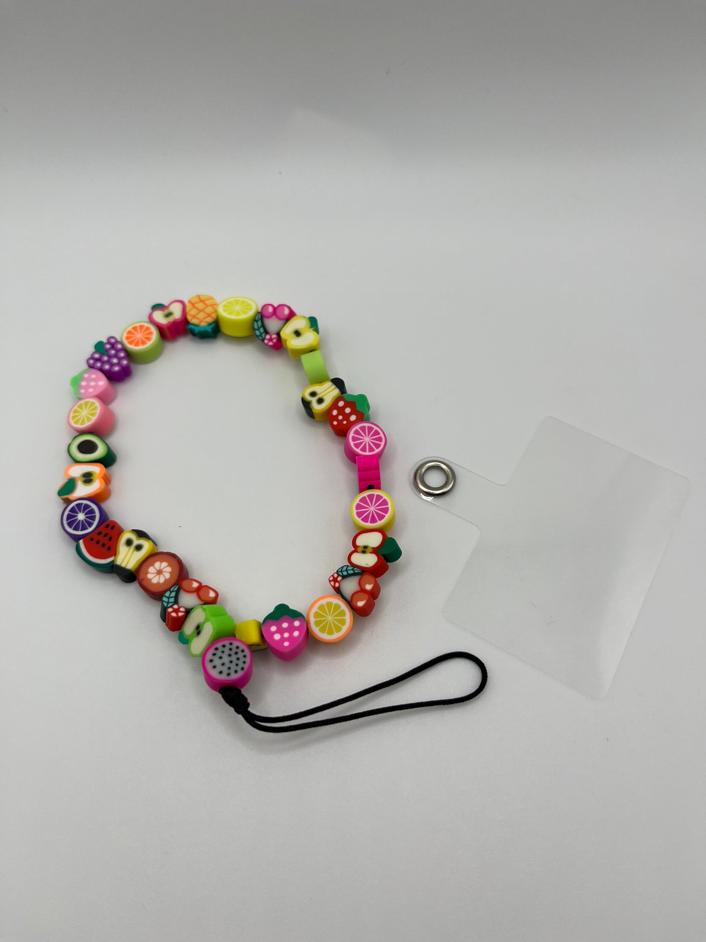 Fruit Decor Wrist Rope Phone Lanyard: Colourful and Whimsical Accessory