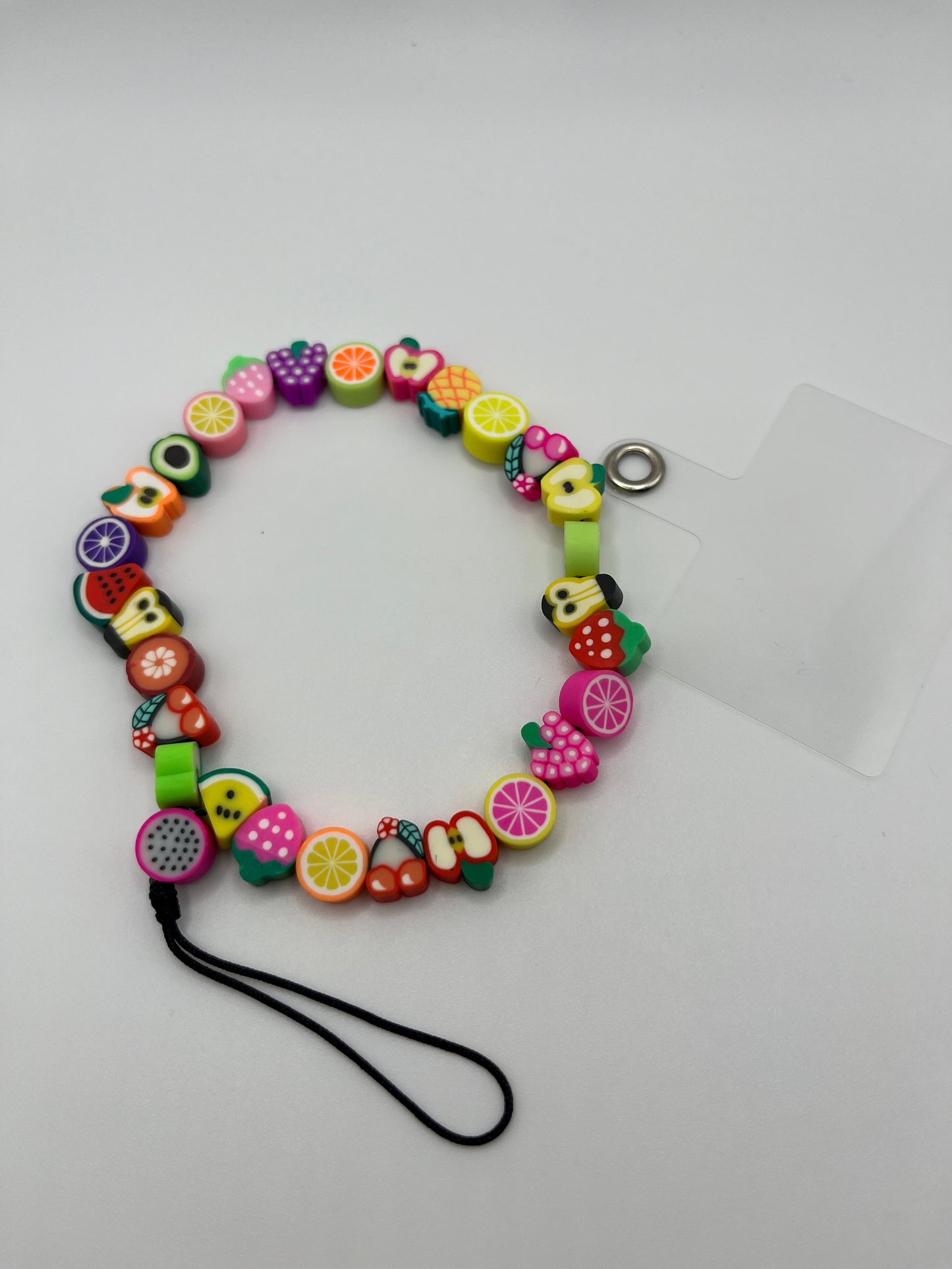 Fruit Decor Wrist Rope Phone Lanyard: Colourful and Whimsical Accessory