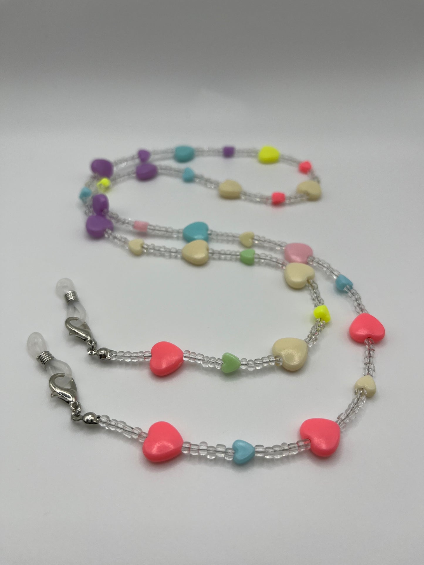 Colourful Heart Glasses Chain: Stylish and Practical